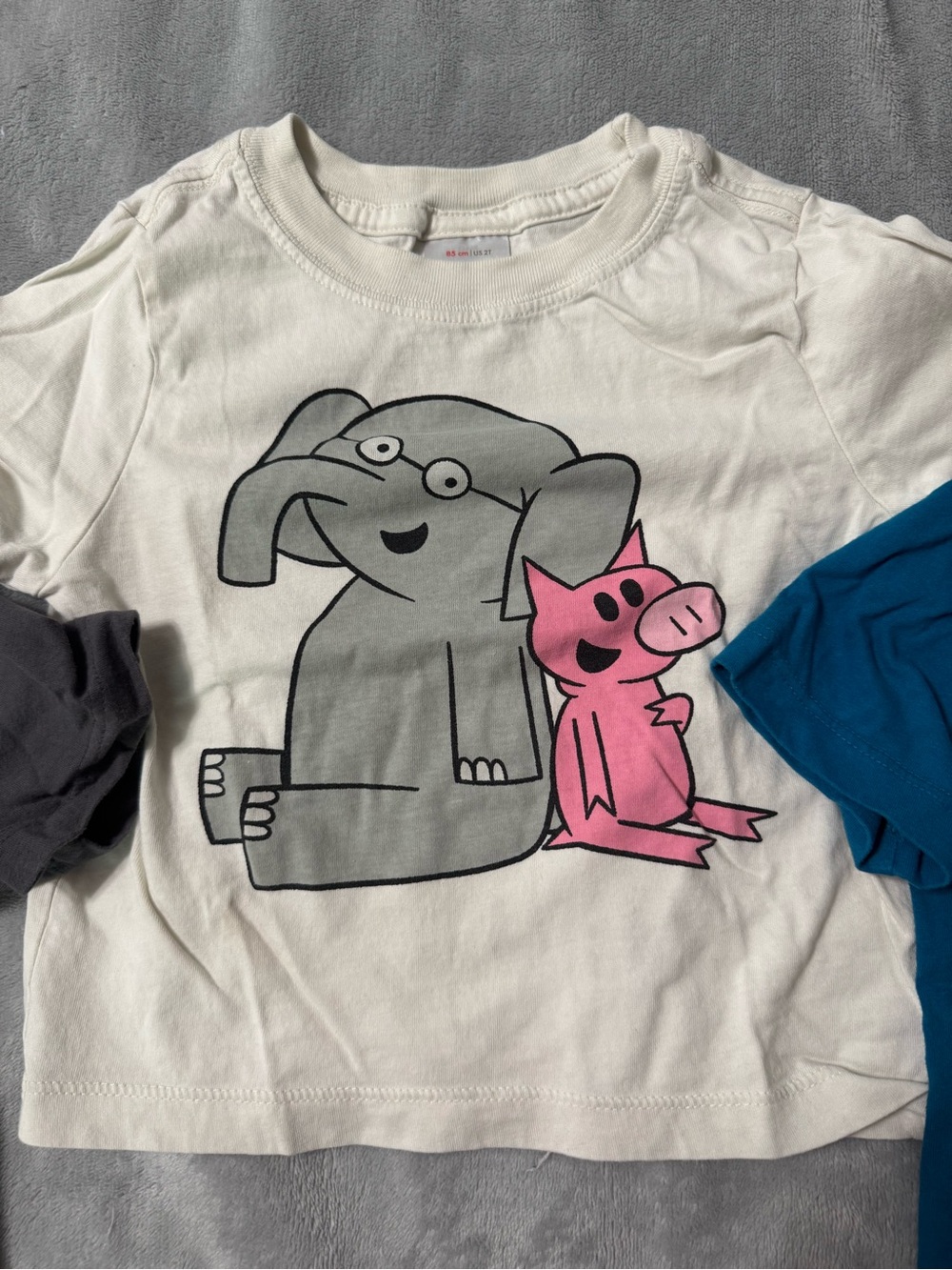 Hanna Andersson Elephant & Piggie T-Shirts Size2 - Picture 4 of 8
